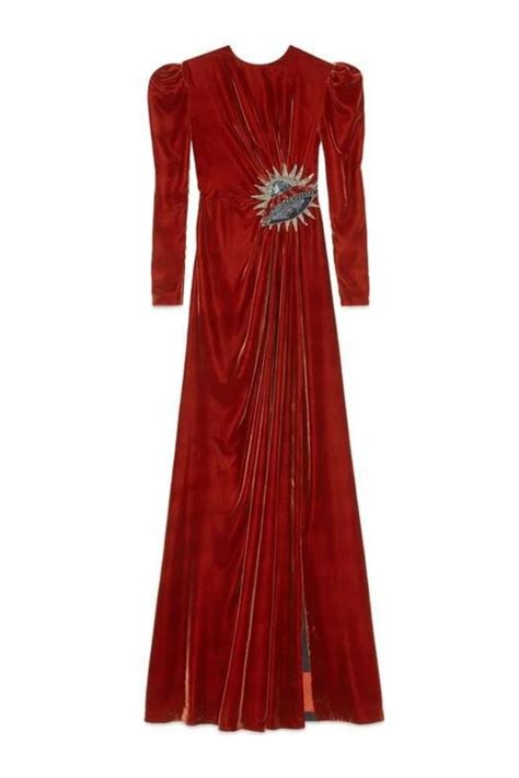 Rent UFO Embroidered Velvet Gown 